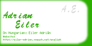 adrian eiler business card