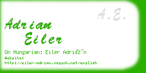 adrian eiler business card